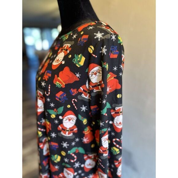Cute Ugly Women’s Christmas Dress Santa Clause Presents AOP Size S Fast Ship - Picture 4 of 9